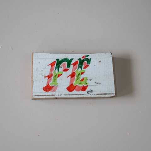 Placa de Madeira Fé (P1)