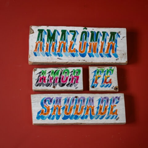 Placa de Madeira Fé (P3)