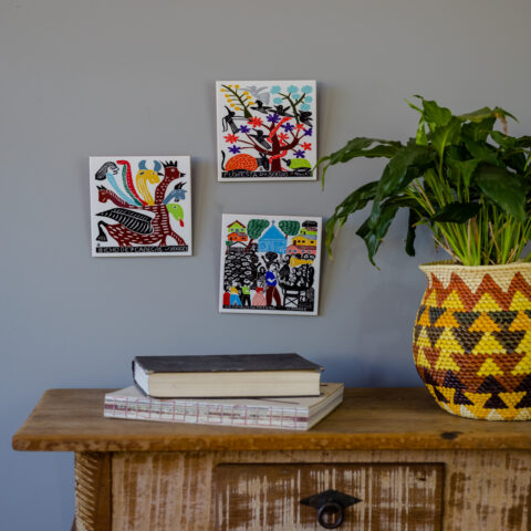 Azulejo de Parede Xilogravura J. Borges – Floresta do Sertão