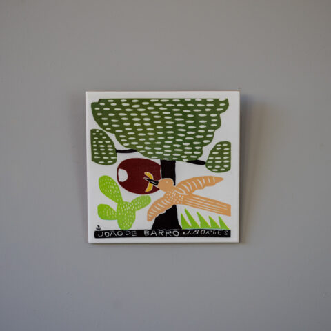 Azulejo de Parede Xilogravura J. Borges – João de Barro