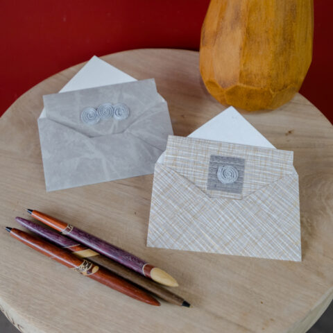 Cartão para Presente com Envelope – Prateado