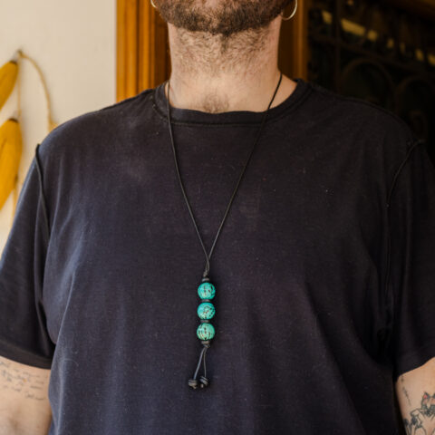 Colar 3 Paxiubas – Azul Celeste