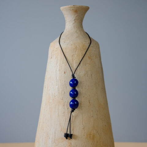 Colar 3 Paxiubas – Azul Escuro