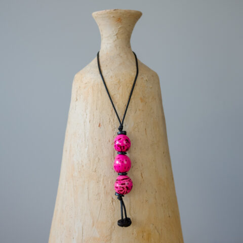 Colar 3 Paxiubas – Rosa
