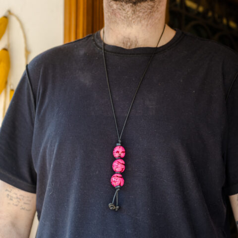 Colar 3 Paxiubas – Rosa