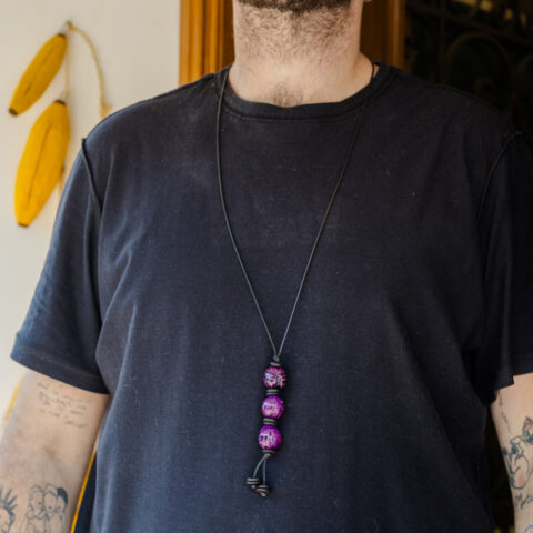 Colar 3 Paxiubas – Roxo