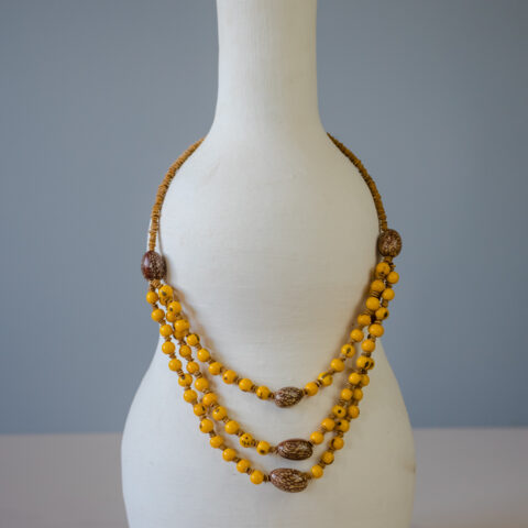 Colar Açaí e Paxiubinha – Amarelo