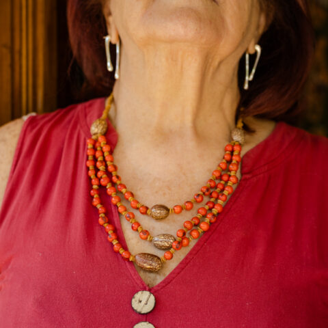 Colar Açaí e Paxiubinha – Vermelho