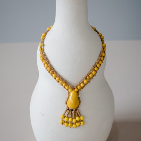 Colar Jarina e Açaí – Amarelo