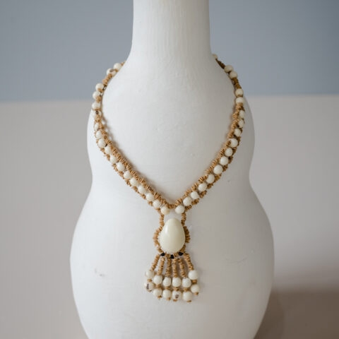 Colar Jarina e Açaí  – Branco