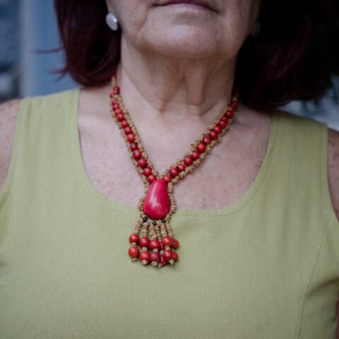 Colar Jarina e Açaí – Vermelho