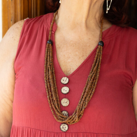 Colar Morototó M – Marrom