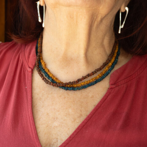 Colar Morototó P – Marrom