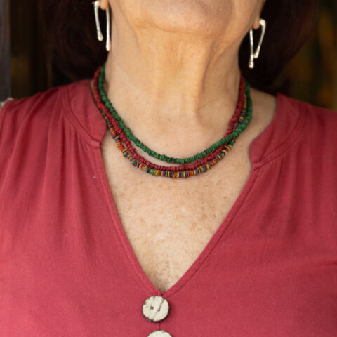 Colar Morototó P – Vermelho