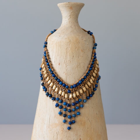 Colar Morototó e Açaí – Azul