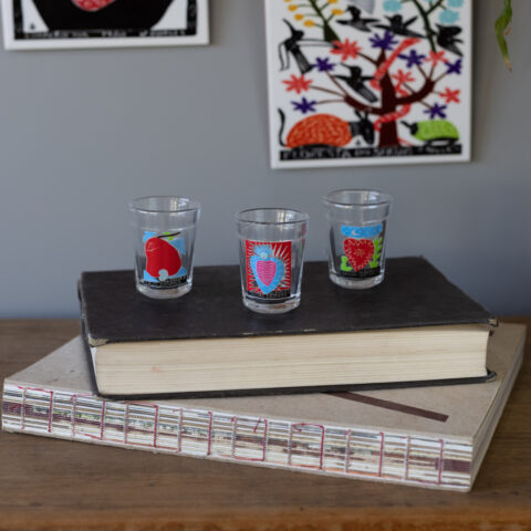 Copinho Cachaça Xilogravura J. Borges – Coração Sagrado