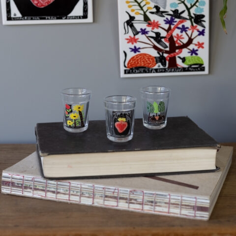 Copinho Cachaça Xilogravura J. Borges – Girassol