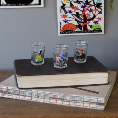 Copinho Cachaça Xilogravura J. Borges – O Monstro do Sertão