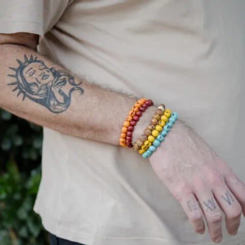Pulseira de Açaí - Laranja - Imaterial Artesanato Brasileiro