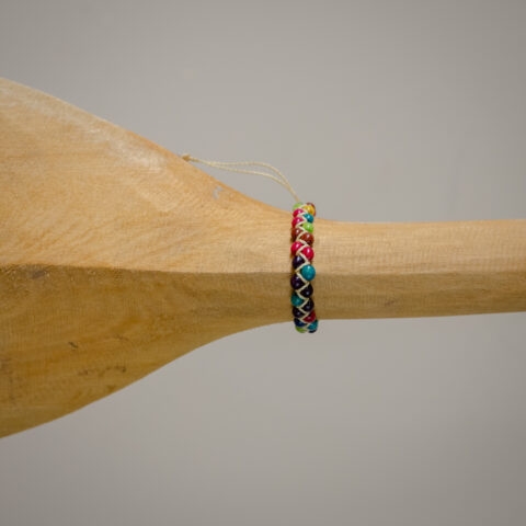 Pulseira de Açaí Trançada – Colorida