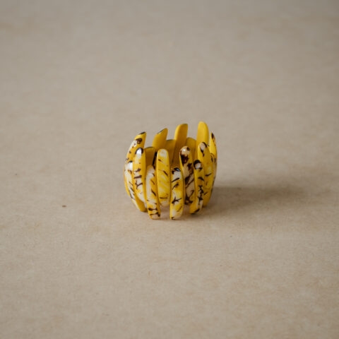 Pulseira de Jarina Dente – Amarela