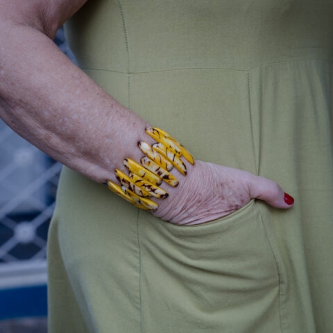 Pulseira de Jarina Dente – Amarela