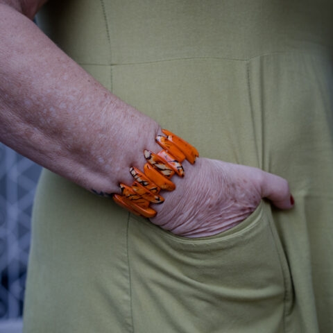 Pulseira de Jarina Dente – Laranja