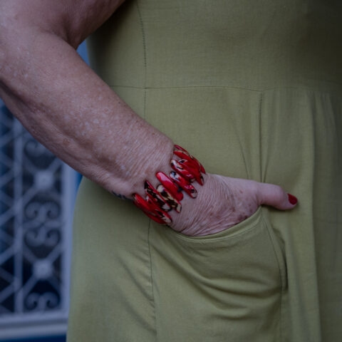 Pulseira de Jarina Dente – Vermelha