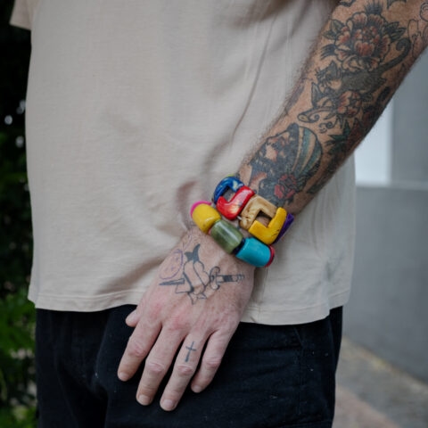 Pulseira de Jarina Geométrica – Cores