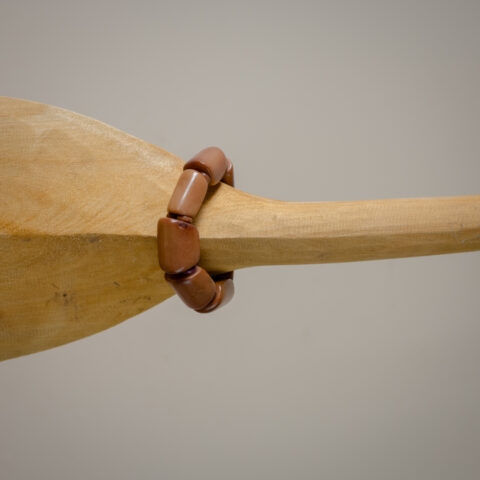 Pulseira de Jarina Geométrica – Marrom