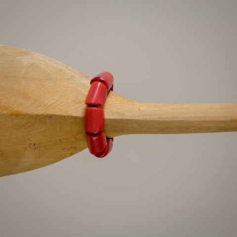 Pulseira de Jarina Geométrica – Vermelha