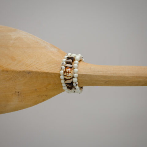 Pulseira em Espiral Paxiuba com Açaí – Branca