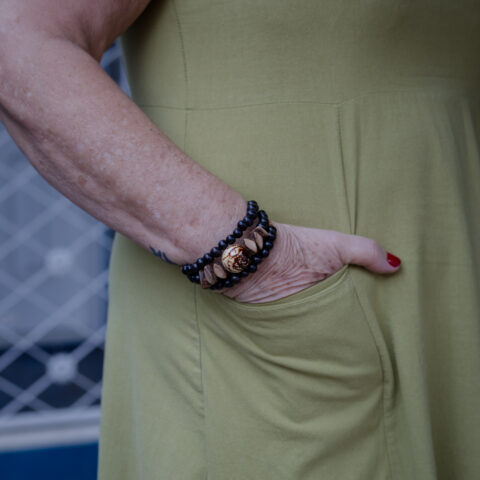 Pulseira em Espiral Paxiuba com Açaí – Preta