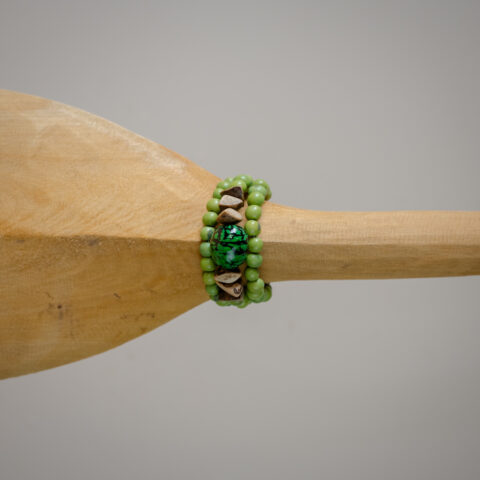 Pulseira em Espiral Paxiuba com Açaí – Verde