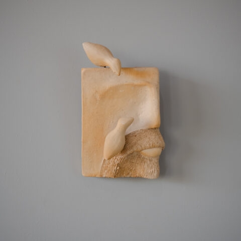 Rosto São Francisco de Cerâmica para Parede – Meia Face