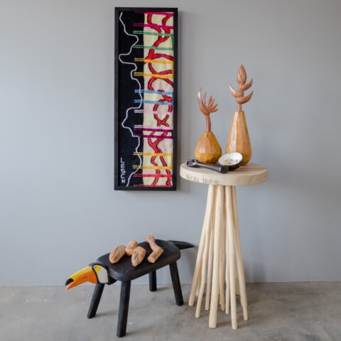 Painel em tapeçaria artística Adriano Lescher – Fluidez