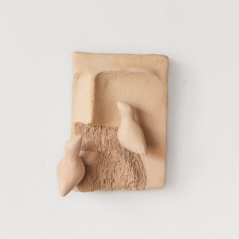 Rosto São Francisco de Cerâmica para Parede – Meia Face