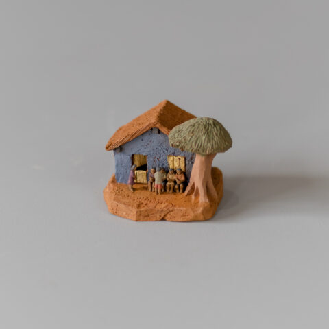 Casinha de Cerâmica – Azul