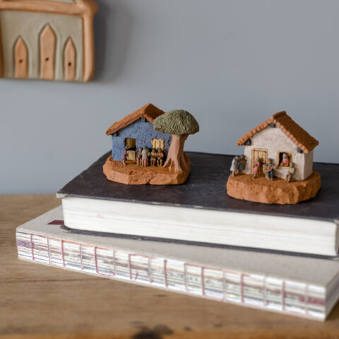 Casinha de Cerâmica – Azul