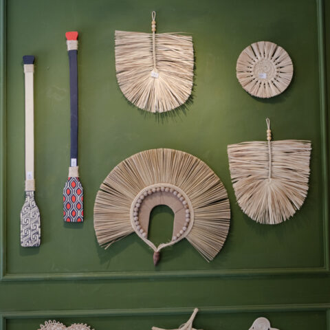 Cocar Decorativo Palha e Sisal – Cru