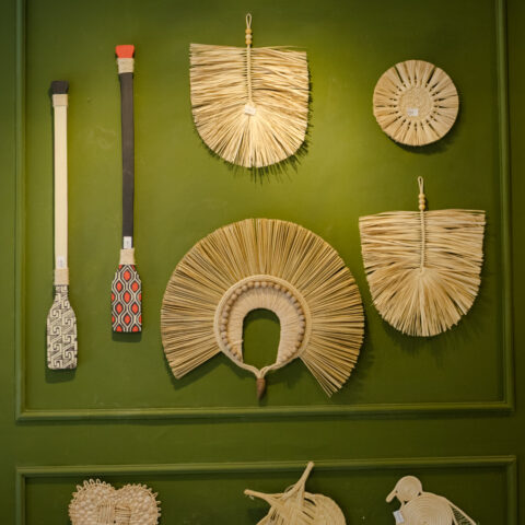 Cocar Decorativo Palha e Sisal – Natural