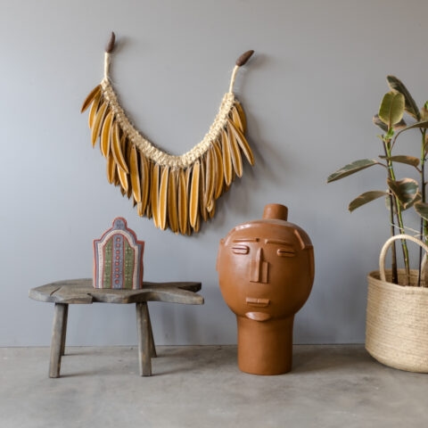 Colar Decorativo Sementes Ipê – Amarelo