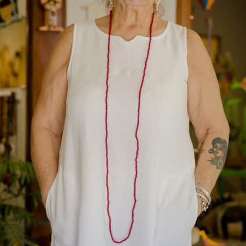 Colar Morototó GG – Vermelho