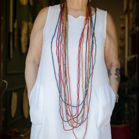 Colar Morototó GG – Vermelho