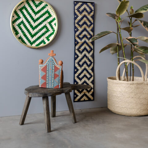 Escultura de Cerâmica Chapéu de Guerreiro – C4