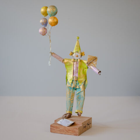 Escultura em Papietagem – Palhaço