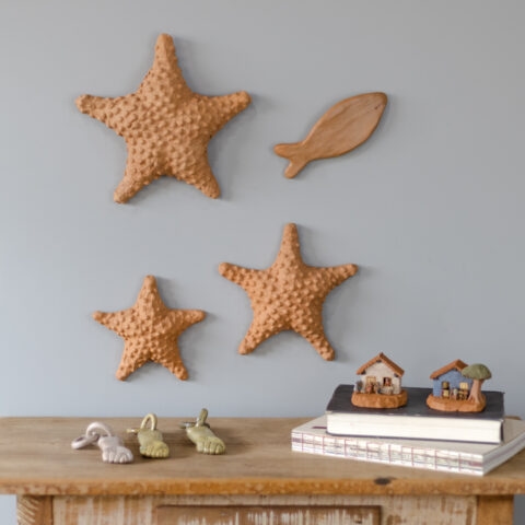 Peixe de Cerâmica de Parede