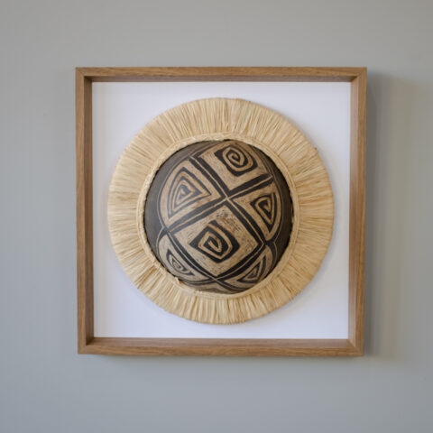 Quadro Adorno Cuia e Palha