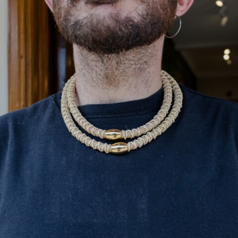 Colar Trançado Natural