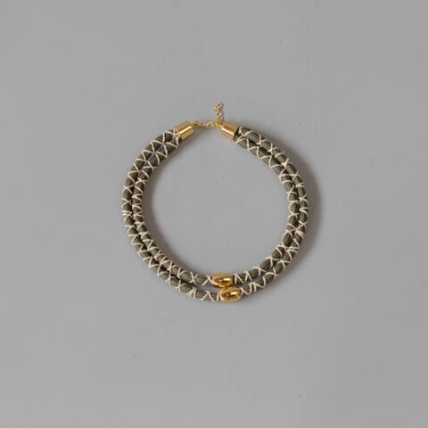 Colar Trançado Verde